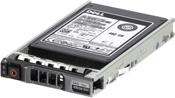 Image of Dell 480GB 12Gbps SAS Read Intensive TLC 2.5 SSD PM1633a (400-AQON)