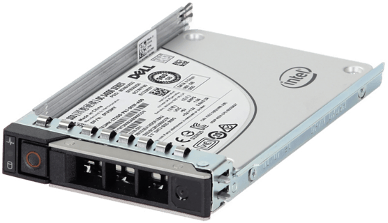 Image of Dell 960GB 6Gbps SATA Mix Use TLC 7mm 2.5 SSD S4600 in 3.5 HYB CAR