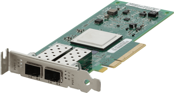 Image of Dell QLogic QLE2562 Dual Port 8Gb SFP+ HBA Low Profile (406-BBEL)