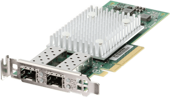 Image of Dell QLogic QL41112 Dual Port 10GbE SFP+ CNA Low Profile (540-BBZM)