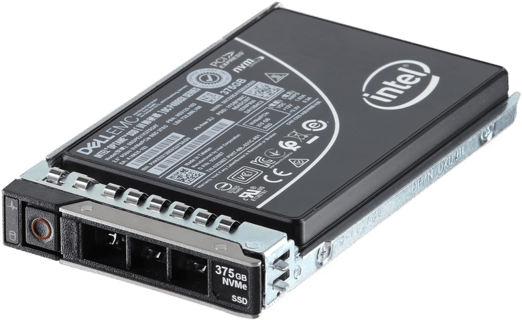 Image of Dell 375GB PCIe Gen3 NVMe Write Intensive 3D XPoint 2.5 SSD P4800X