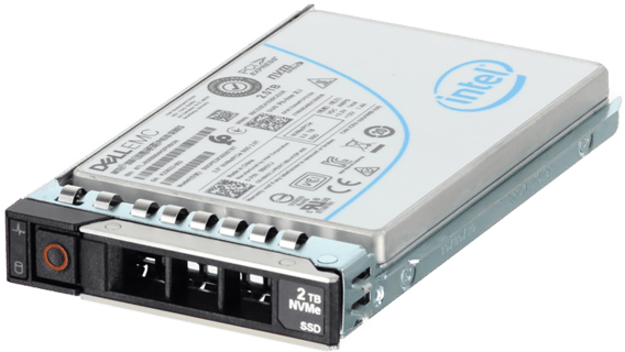 Image of Dell 2TB PCIe NVMe Read Intensive TLC 2.5 SSD P4510 (400-BEJD)