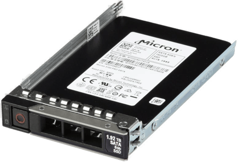 Image of Dell 1.92TB 6Gbps SATA Mix Use TLC 2.5 SSD 5100 Pro in 3.5 HYB CAR