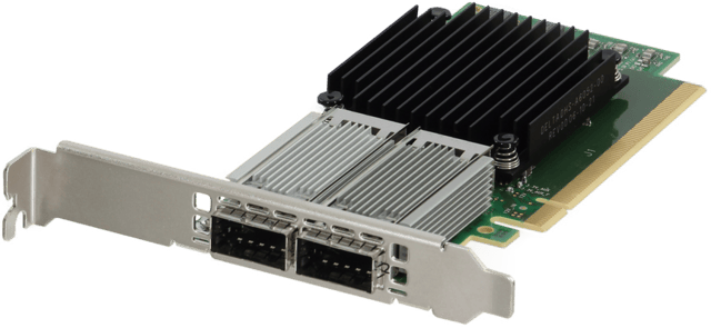 Image of Dell Mellanox ConnectX-5 CX516A Dual Port 100Gb QSFP Full Height