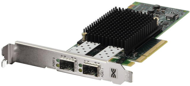 Image of Dell Emulex LPe32002 Dual Port 32Gb Fibre Channel SFP+ HBA Full Height