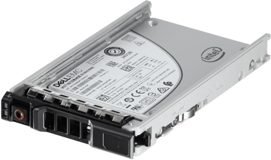 Image of Dell 240GB 6Gbps SATA Read Intensive TLC 7mm 2.5 SSD S4510 in 3.5 HYB CAR