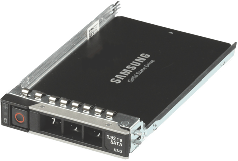 Image of Dell 1.92TB 6Gbps SATA Read Intensive MLC 2.5 SSD 860DCT in 3.5 HYB CAR