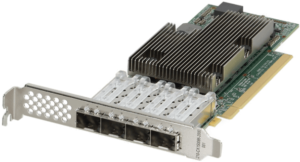 Image of Dell Broadcom 57504 Quad Port 25Gb SFP28 Full Height