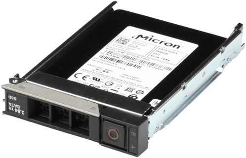 Image of Dell 3.84TB 6Gbps SATA Read Intensive TLC 7mm 2.5 SSD 512e 5200 ECO
