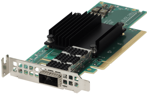 Image of Dell Mellanox ConnectX-6 Single Port 100GbE/HDR100 QSFP56 Low Profile