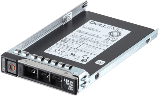 Image of Dell 3.84TB 6Gbps SATA Mix Use TLC 7mm 2.5 SSD 5300 Max