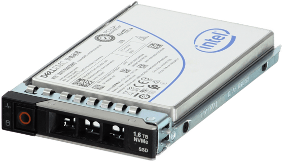 Image of Dell 1.6TB PCIe Gen4 NVMe Mix Use TLC 2.5 SSD D7-P5600