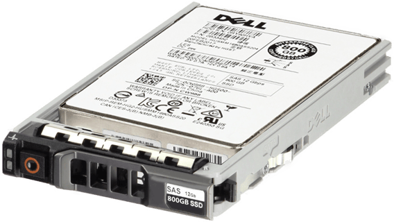 Image of Dell 800GB 12Gbps SAS Write Intensive MLC 2.5 SSD 1680ASS204 CPO