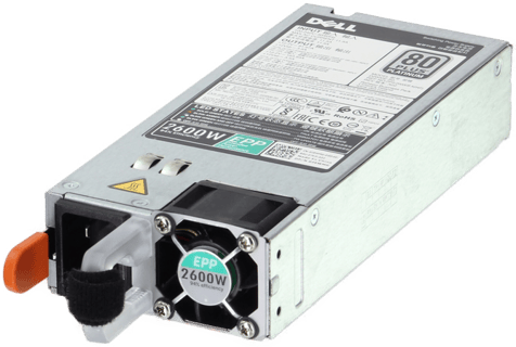 Image of Dell 2600W 80 Plus Platinum Efficiency Power Supply Unit (C19)