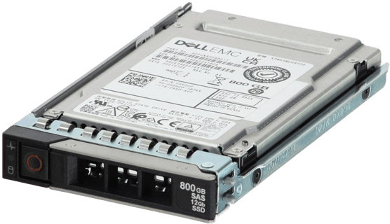 Image of Dell 800GB 12/24Gbps SAS Write Intensive TLC 2.5 SSD KPM6XMUG800G