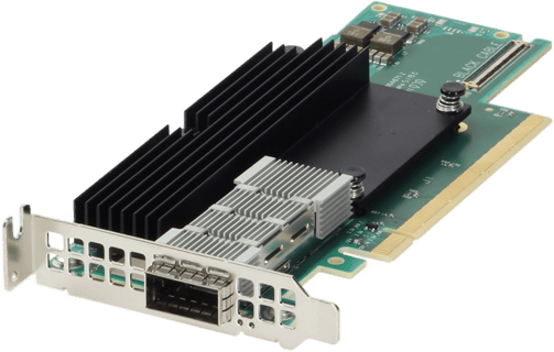Image of Dell Mellanox ConnectX-6 Single Port HDR100/200 InfiniBand QSFP56 Low Profile