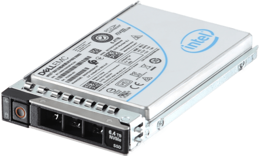 Image of Dell 6.4TB NVMe Gen3 MU TLC 2.5 SSD P4610 CPO