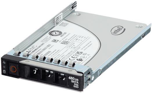 Image of Dell 480GB 6Gbps SATA Mix Use TLC 7mm 2.5 SSD D3-S4620