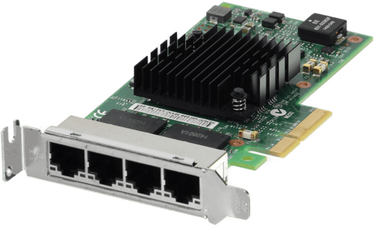 Image of Dell Intel I350-T4 Quad Port 1Gb RJ45 Low Profile v2