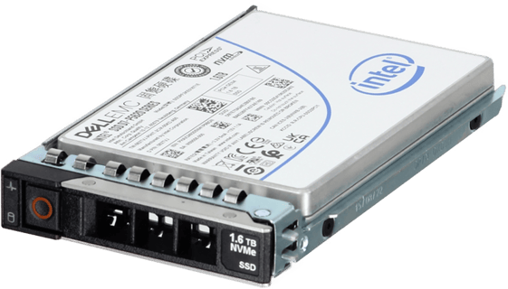 Image of Dell 1.6TB PCIe Gen4 NVMe Mix Use TLC 2.5 SSD D7-P5620