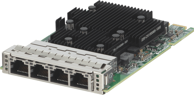 Image of Dell Broadcom 57454 Quad Port 10Gb RJ45 OCP 3.0