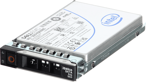 Image of Dell 3.84TB PCIe Gen4 NVMe Read Intensive TLC 2.5 SSD D7-P5520