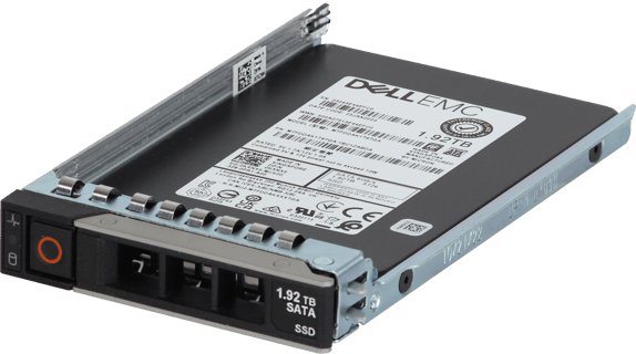 Image of Dell 1.92TB 6Gbps SATA Read Intensive TLC 7mm 2.5 SSD 5400 Pro in 3.5 HYB CAR