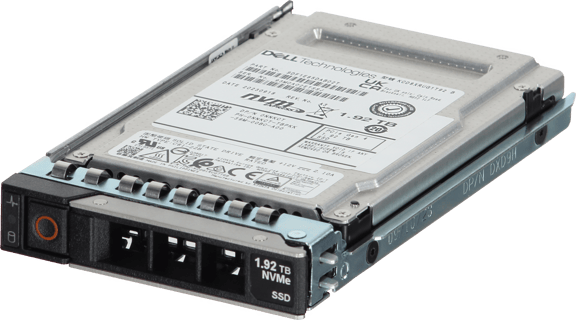 Image of Dell 1.92TB PCIe Gen4 NVMe Read Intensive TLC 2.5 SSD KCD8XRUG1T92
