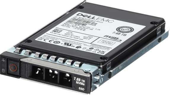 Image of Dell 7.68TB PCIe Gen4 NVMe Read Intensive TLC 2.5 SSD PM1733a