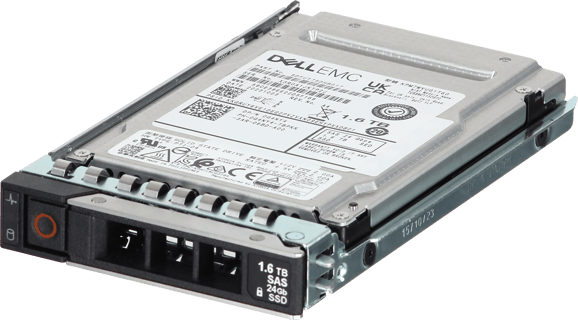 Image of Dell 1.6TB 24Gbps SAS Mix Use SED/FIPS TLC 2.5 SSD KPM7WVUG1T60