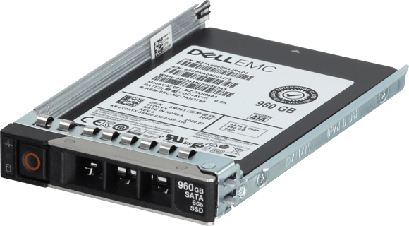 Image of Dell 960GB 6Gbps SATA Mix Use TLC 7mm 2.5 SSD SM883 CPO in 3.5 HYB CAR