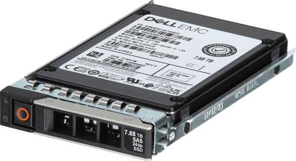 Image of Dell 7.68TB 24Gbps SAS Read Intensive TLC 2.5 SSD PM1653 (ME5)