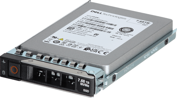 Image of Dell 7.68TB PCIe Gen4 NVMe Read Intensive TLC 2.5 SSD PE8110
