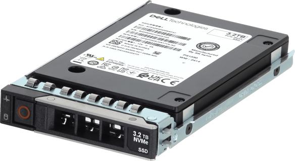 Image of Dell 3.2TB Enterprise NVMe Gen4 MU TLC 2.5 SSD PS1030 in 3.5 HYB CAR