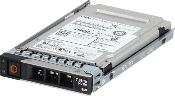Image of Dell 7.68TB PCIe Gen4 NVMe Read Intensive TLC 2.5 SSD KCD8XRUG7T68