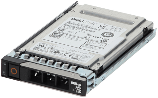 Image of Dell 960GB 12/24Gbps SAS Mix Use TLC SED FIPS 2.5 SSD KPM6WVUG960G CPO