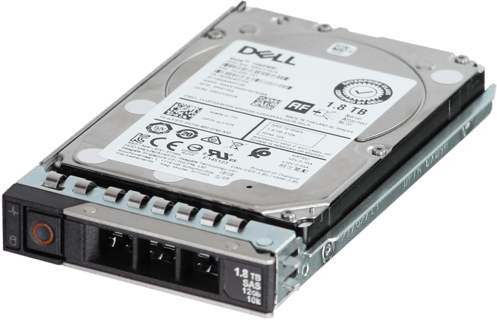 Image of Dell 1.8TB 10K 512e 12Gbps SAS 2.5 HDD Exos 10E2400 CPO in 3.5 HYB CAR