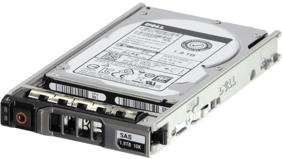 Image of Dell 1.8TB 10K 512e 12Gbps SAS 2.5 HDD Ultrastar C10K1800 in 3.5 HYB CAR