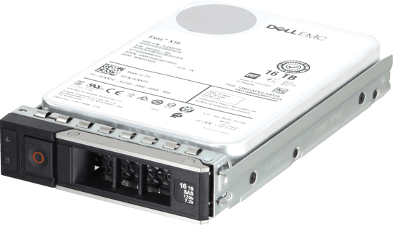 Image of Dell 16TB 7.2K 512e 12Gbps NL SAS 3.5 HDD Exos X16 CPO