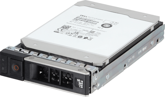 Image of Dell 16TB 7.2K 512e 12Gbps NL SAS 3.5 HDD MG11SCA