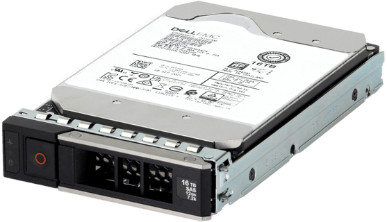 Image of Dell 16TB 7.2K 512e 12Gbps NL SAS 3.5 HDD Ultrastar DC HC550