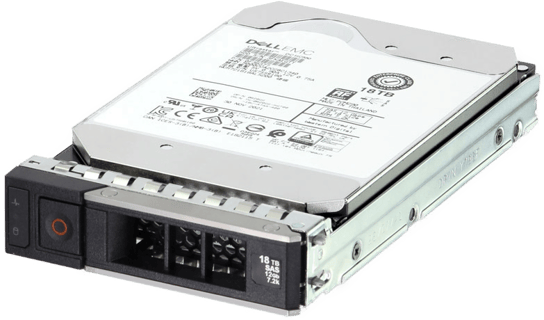 Image of Dell 18TB 7.2K 512e 12Gbps NL SAS 3.5 HDD Ultrastar DC HC550