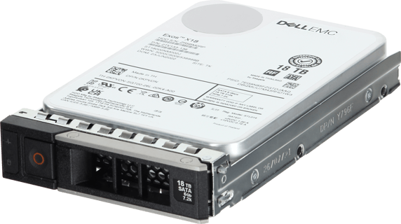 Image of Dell 18TB 7.2K 512e 6Gbps SATA 3.5 HDD Exos X18