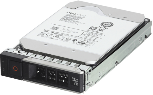 Image of Dell 18TB 7.2K 512e 6Gbps SATA 3.5 HDD Ultrastar DC HC550