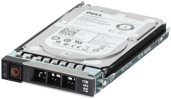 Image of Dell 1TB 7.2K 512n 6Gbps NL SAS 2.5 HDD Constellation.2 CPO in 3.5 HYB CAR