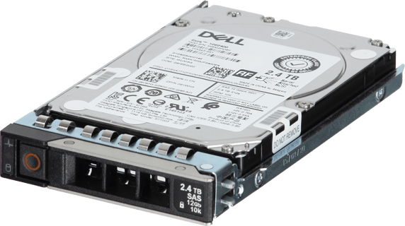 Image of Dell 2.4TB 10K 512e 12Gbps SAS SED FIPS 2.5 HDD Exos 10E2400 CPO in 3.5 HYB CAR
