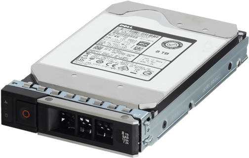 Image of Dell 8TB 7.2K 4Kn 12Gbps NL SAS 3.5 HDD Ultrastar DC HC510 CPO