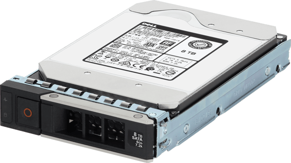 Image of Dell 8TB 7.2K 512e 6Gbps SATA 3.5 HDD Ultrastar DC HC510 CPO