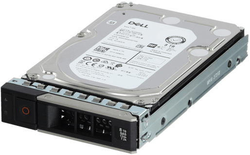 Image of Dell 8TB 7.2K 512e 12Gbps NL SAS 3.5 HDD Exos 7E8 (185) CPO