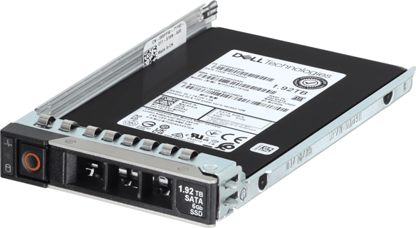 Image of Dell 1.92TB 6Gbps SATA Mix Use TLC 7mm 2.5 SSD 512e 5400 Max